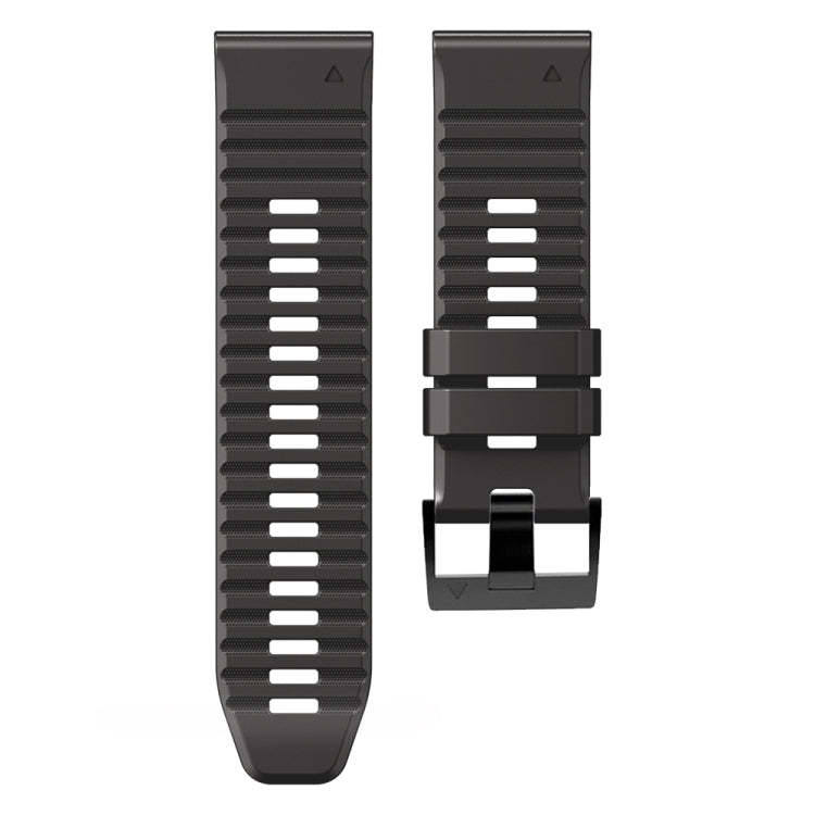 For Garmin Fenix 7X / 6X / 5X 26mm Two-Color Silicone Watch Band