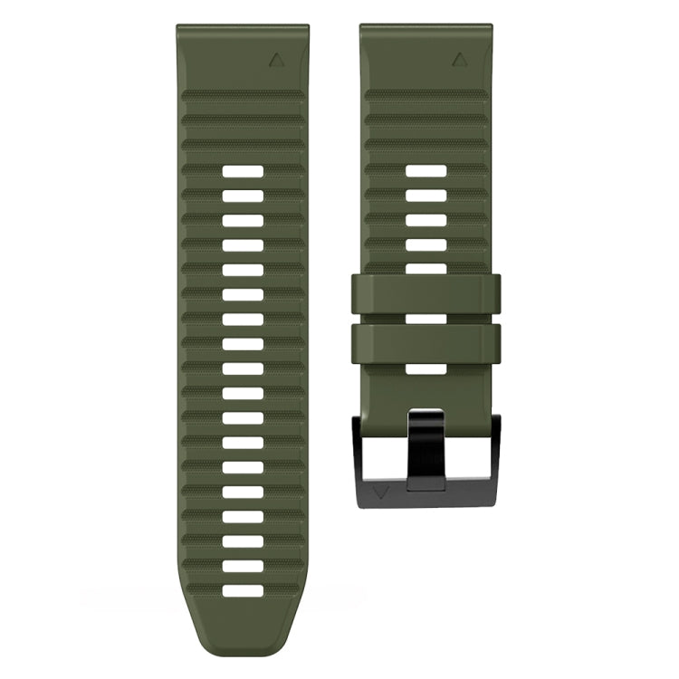 For Garmin Fenix 7X / 6X / 5X 26mm Two-Color Silicone Watch Band