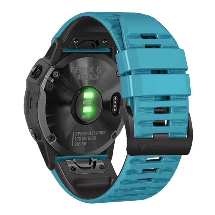 For Garmin Fenix 7X / 6X / 5X 26mm Two-Color Silicone Watch Band