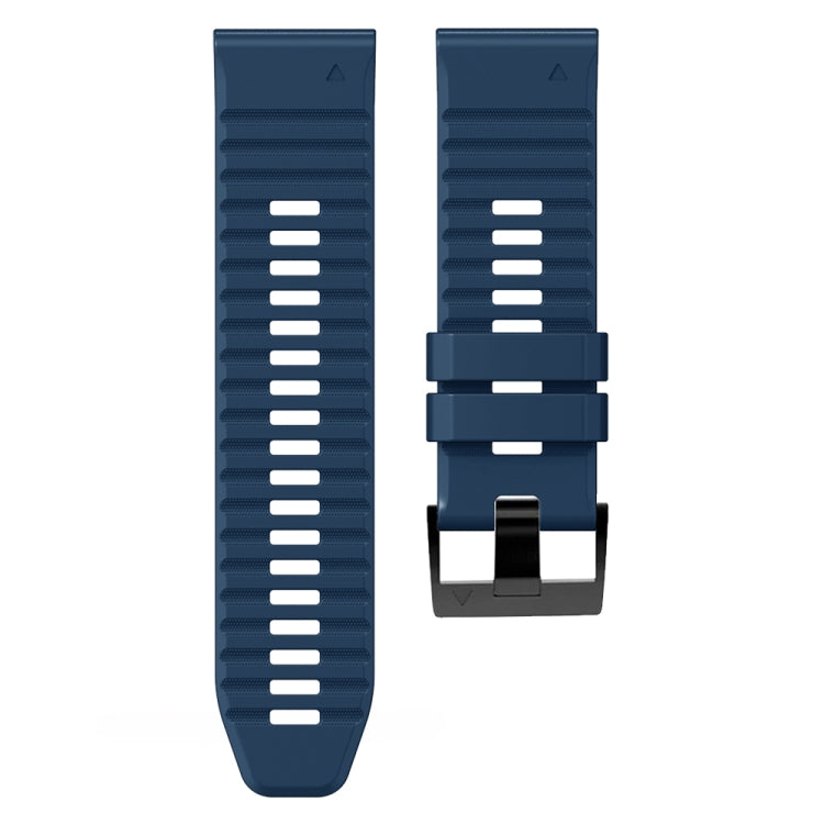 For Garmin Fenix 7X / 6X / 5X 26mm Two-Color Silicone Watch Band