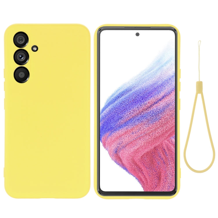 For Samsung Galaxy A54 5G Color Liquid Silicone Phone Case