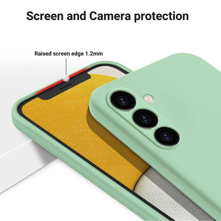 For Samsung Galaxy S24 FE 5G Solid Color Liquid Silicone Dropproof Full Coverage Phone Case