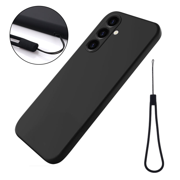 For Samsung Galaxy S24 FE 5G Solid Color Liquid Silicone Dropproof Full Coverage Phone Case