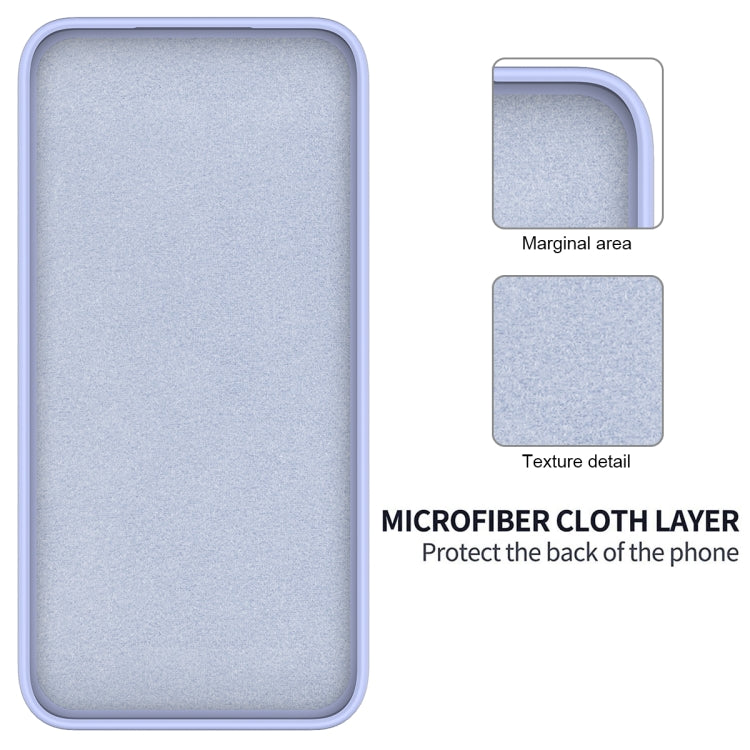 For Samsung Galaxy S24 FE 5G Solid Color Liquid Silicone Dropproof Full Coverage Phone Case