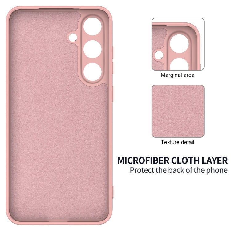 For Samsung Galaxy S25 5G Solid Color Liquid Silicone Dropproof Full Coverage Phone Case