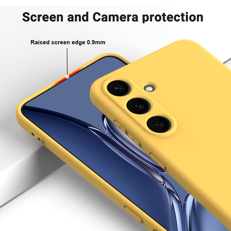 For Samsung Galaxy S25+ 5G Solid Color Liquid Silicone Dropproof Full Coverage Phone Case