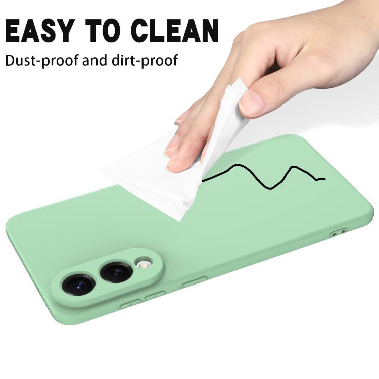 For Samsung Galaxy S25 Edge 5G Solid Color Liquid Silicone Dropproof Full Coverage Phone Case