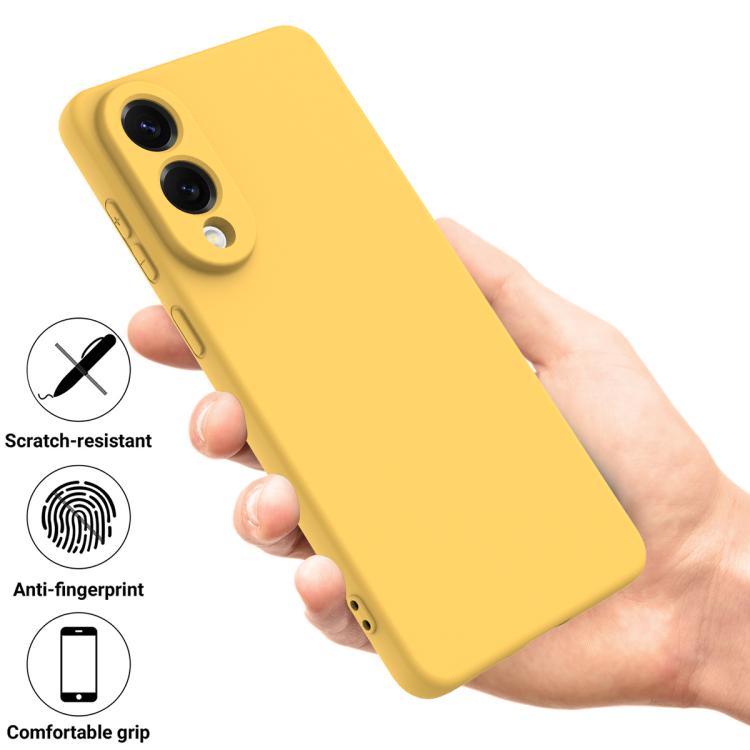 For Samsung Galaxy S25 Edge 5G Solid Color Liquid Silicone Dropproof Full Coverage Phone Case