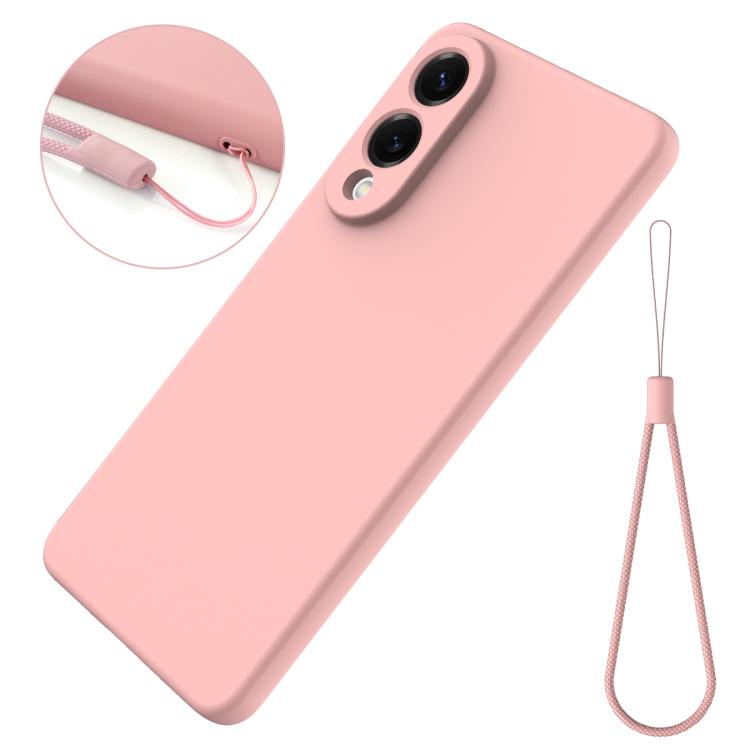 For Samsung Galaxy S25 Edge 5G Solid Color Liquid Silicone Dropproof Full Coverage Phone Case