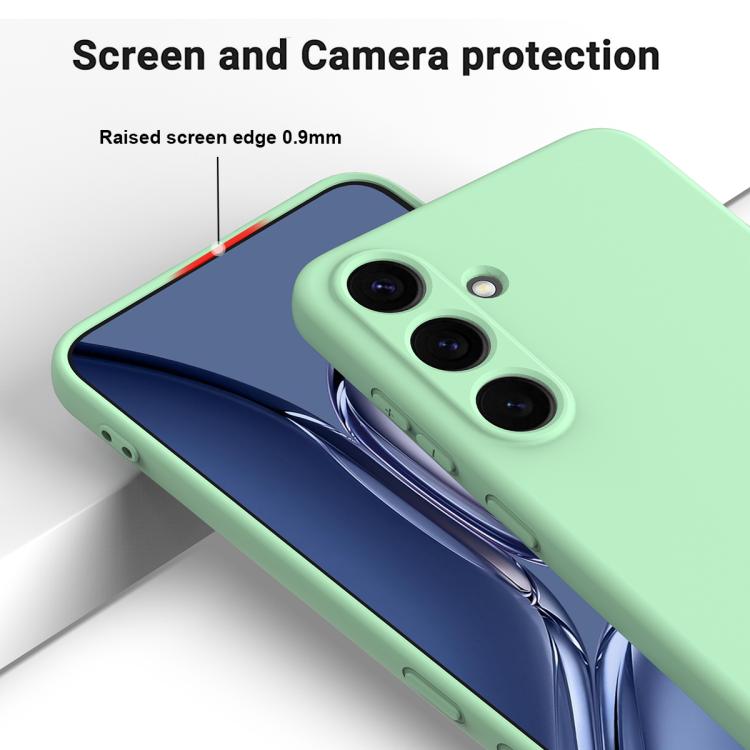 For Samsung Galaxy S25 FE 5G Solid Color Liquid Silicone Dropproof Full Coverage Phone Case
