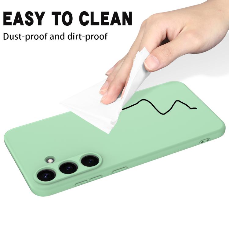 For Samsung Galaxy S25 FE 5G Solid Color Liquid Silicone Dropproof Full Coverage Phone Case