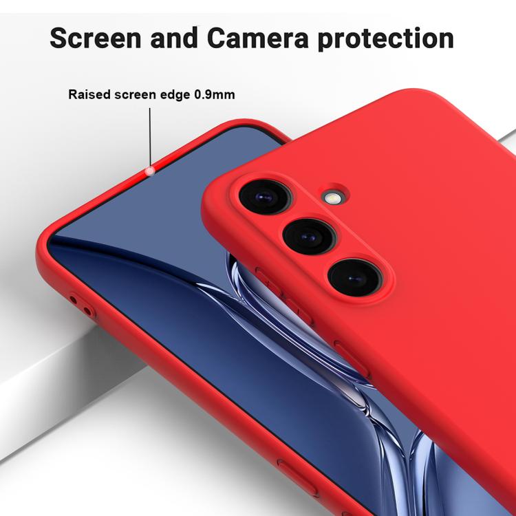 For Samsung Galaxy S25 FE 5G Solid Color Liquid Silicone Dropproof Full Coverage Phone Case