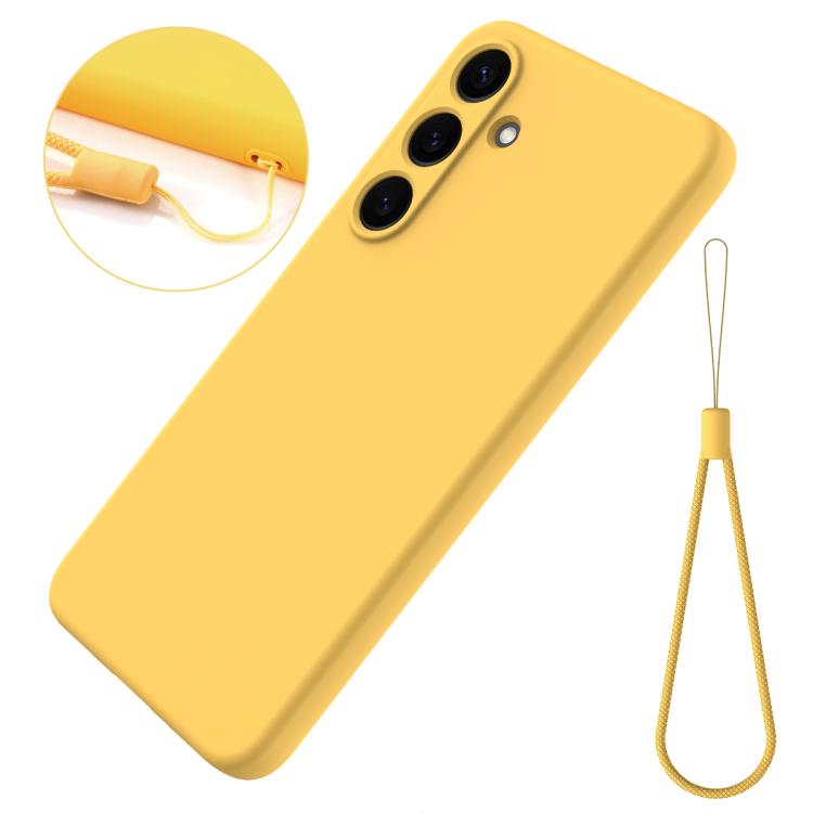 For Samsung Galaxy S25 FE 5G Solid Color Liquid Silicone Dropproof Full Coverage Phone Case