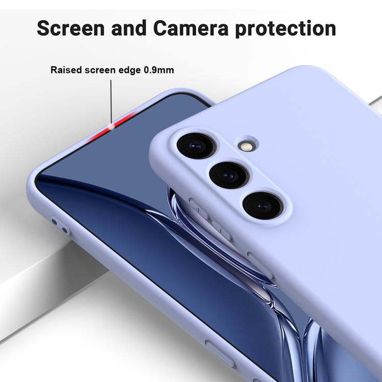 For Samsung Galaxy S25 FE 5G Solid Color Liquid Silicone Dropproof Full Coverage Phone Case