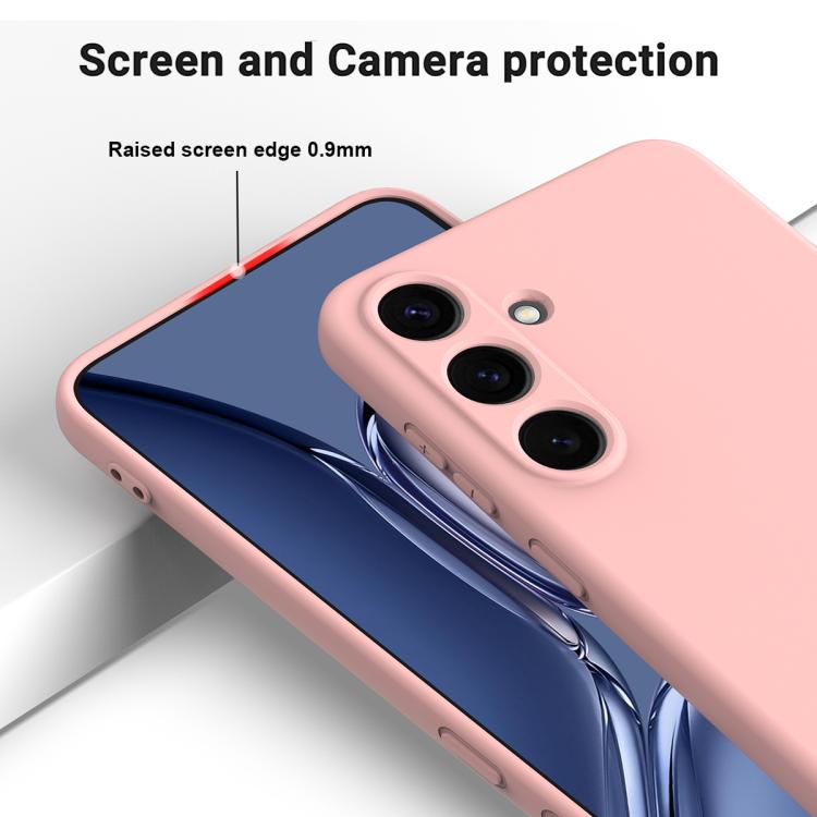 For Samsung Galaxy S25 FE 5G Solid Color Liquid Silicone Dropproof Full Coverage Phone Case