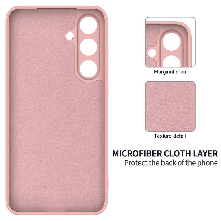 For Samsung Galaxy S25 FE 5G Solid Color Liquid Silicone Dropproof Full Coverage Phone Case