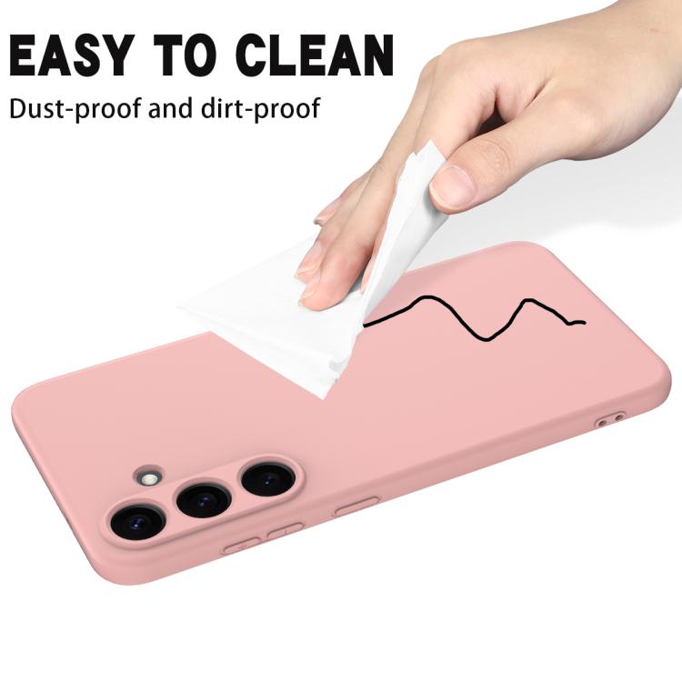 For Samsung Galaxy S25 FE 5G Solid Color Liquid Silicone Dropproof Full Coverage Phone Case