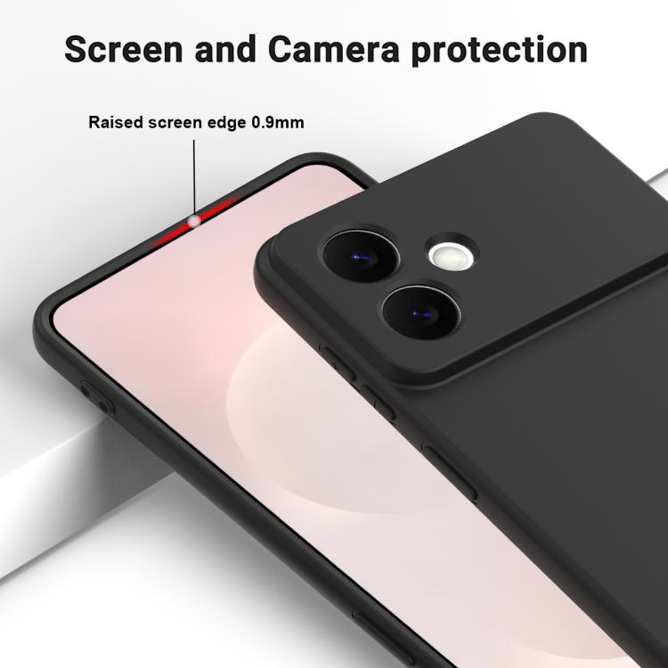 For Samsung Galaxy S26 Egde 5G Solid Color Liquid Silicone Dropproof Full Coverage Phone Case