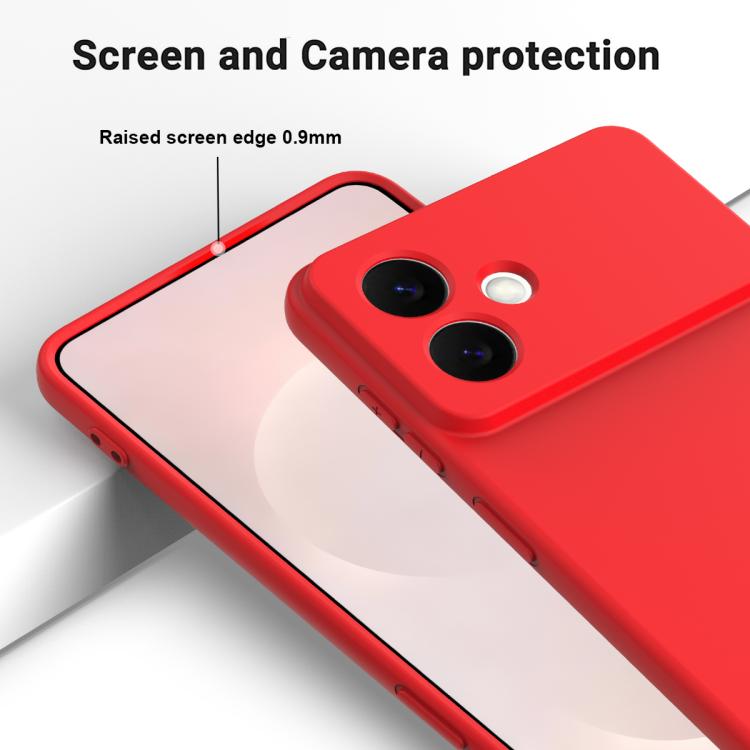 For Samsung Galaxy S26 Egde 5G Solid Color Liquid Silicone Dropproof Full Coverage Phone Case