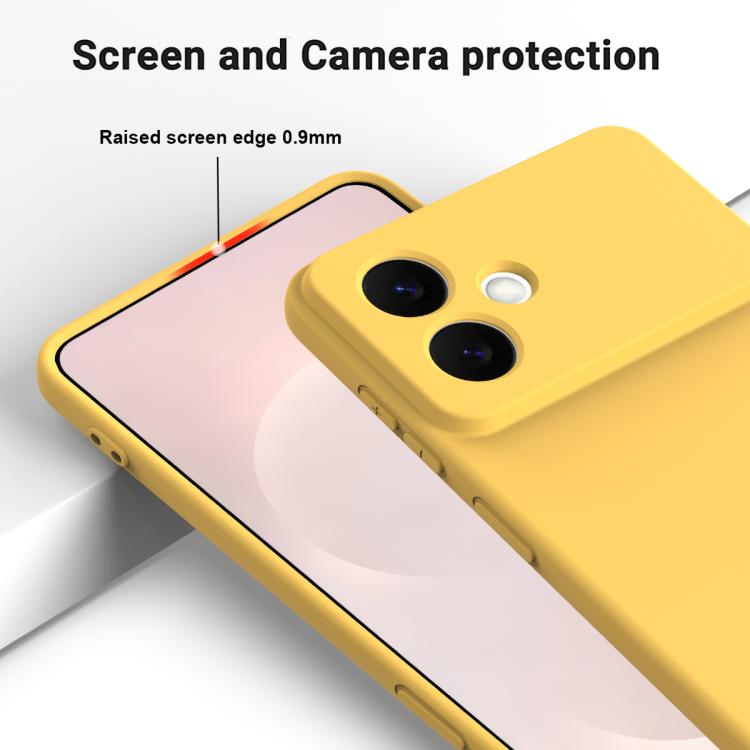For Samsung Galaxy S26 Egde 5G Solid Color Liquid Silicone Dropproof Full Coverage Phone Case