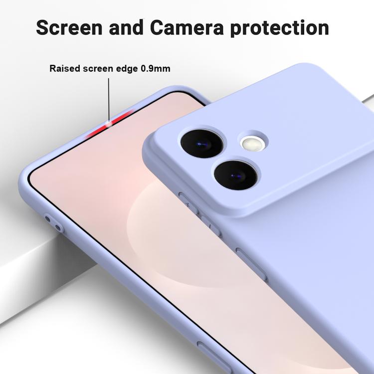 For Samsung Galaxy S26 Egde 5G Solid Color Liquid Silicone Dropproof Full Coverage Phone Case