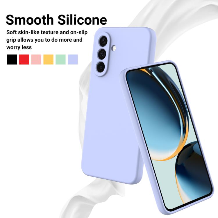 For Samsung Galaxy S26+ 5G Solid Color Liquid Silicone Dropproof Full Coverage Phone Case