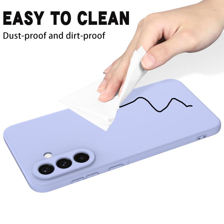 For Samsung Galaxy S26+ 5G Solid Color Liquid Silicone Dropproof Full Coverage Phone Case