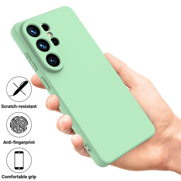 For Samsung Galaxy S26 Ultra 5G Solid Color Liquid Silicone Dropproof Full Coverage Phone Case