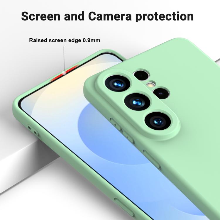 For Samsung Galaxy S26 Ultra 5G Solid Color Liquid Silicone Dropproof Full Coverage Phone Case