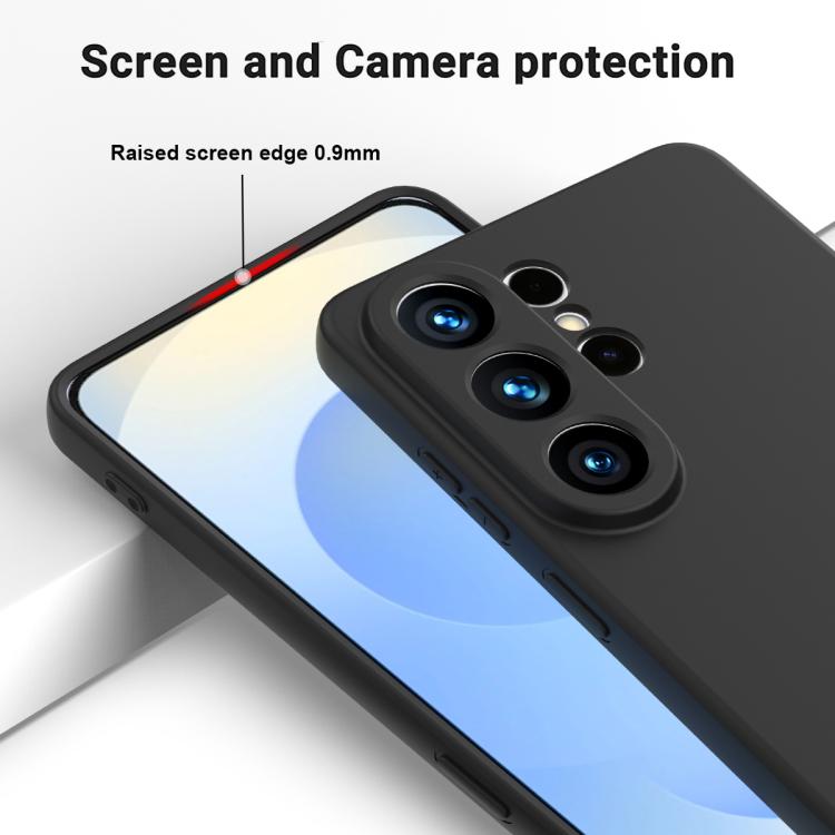 For Samsung Galaxy S26 Ultra 5G Solid Color Liquid Silicone Dropproof Full Coverage Phone Case
