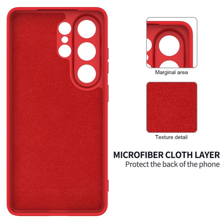 For Samsung Galaxy S26 Ultra 5G Solid Color Liquid Silicone Dropproof Full Coverage Phone Case