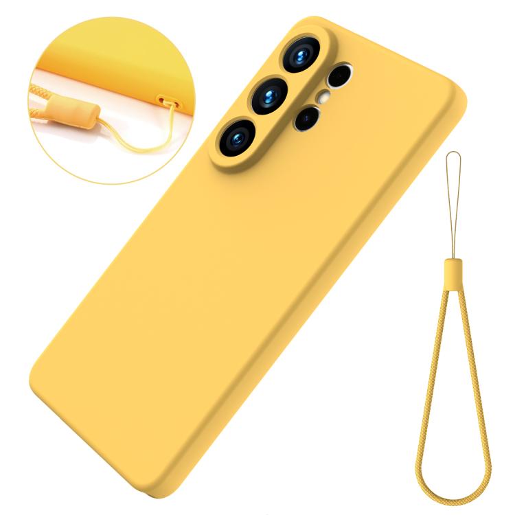 For Samsung Galaxy S26 Ultra 5G Solid Color Liquid Silicone Dropproof Full Coverage Phone Case