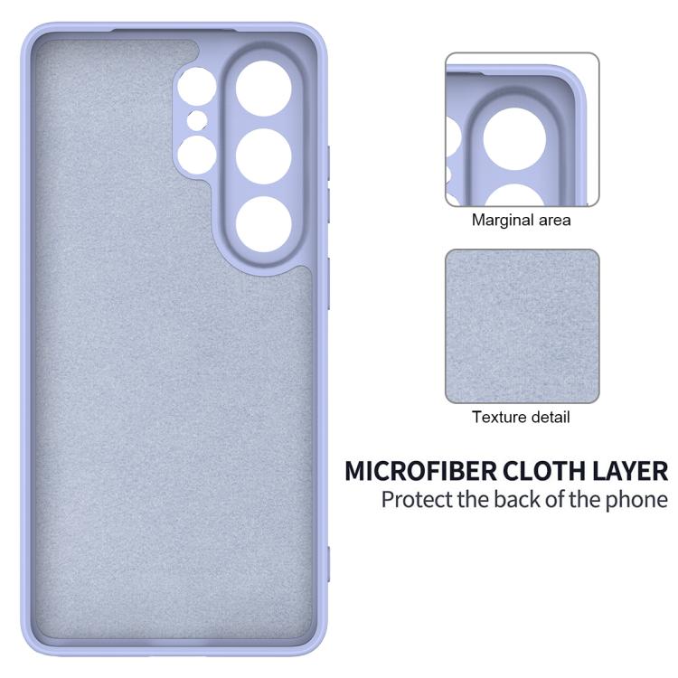 For Samsung Galaxy S26 Ultra 5G Solid Color Liquid Silicone Dropproof Full Coverage Phone Case