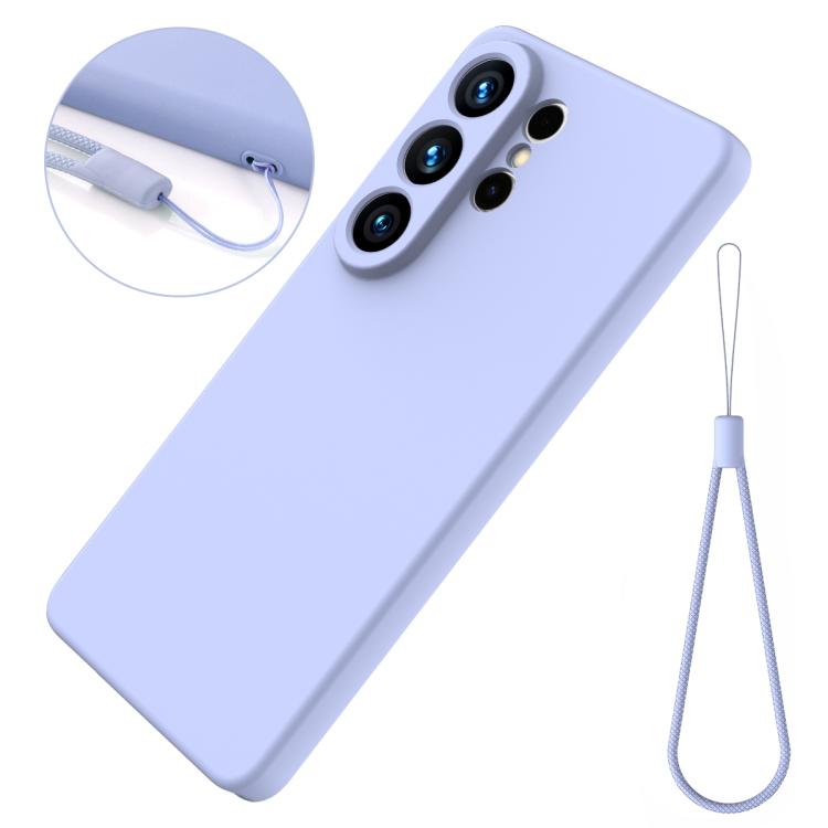 For Samsung Galaxy S26 Ultra 5G Solid Color Liquid Silicone Dropproof Full Coverage Phone Case