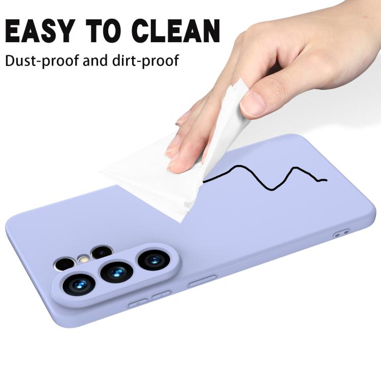 For Samsung Galaxy S26 Ultra 5G Solid Color Liquid Silicone Dropproof Full Coverage Phone Case