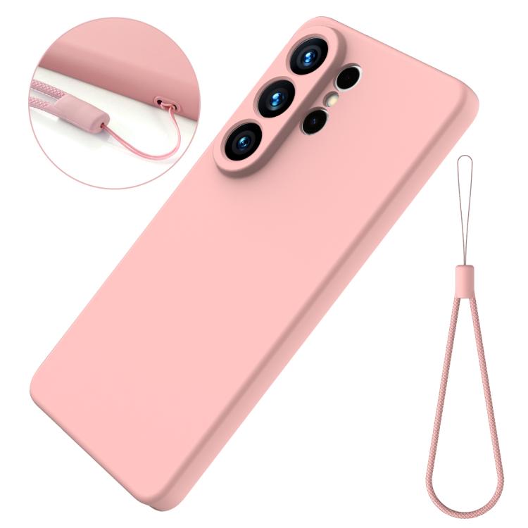 For Samsung Galaxy S26 Ultra 5G Solid Color Liquid Silicone Dropproof Full Coverage Phone Case