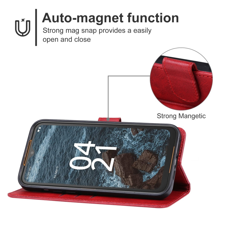 For AGM H5 Leather Phone Case