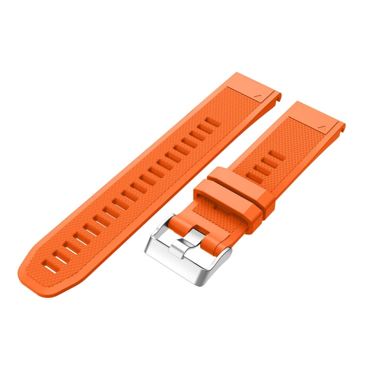 For Garmin Fenix 5 2pcs Silicone Watch Band with 2pcs Tempered Glass Film