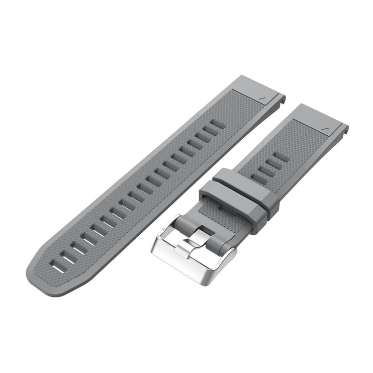 For Garmin Fenix 5 2pcs Silicone Watch Band with 2pcs Tempered Glass Film