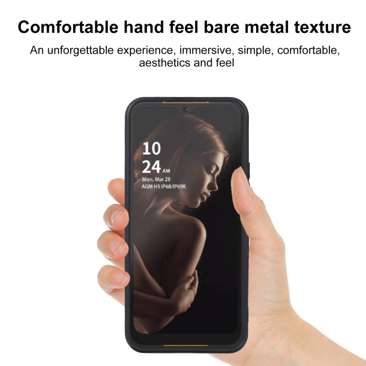 For AGM H5 TPU Phone Case(Black)