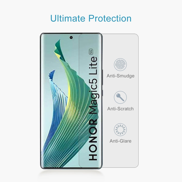 For Honor Magic 5 Lite 10pcs 0.26mm 9H 2.5D Tempered Glass Film