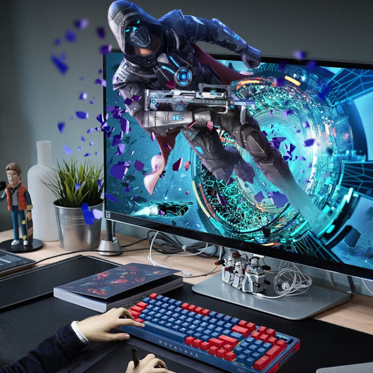 FOETOR Y98 Wireless 2.4G Multi-bluetooth Charging Gaming Keyboard