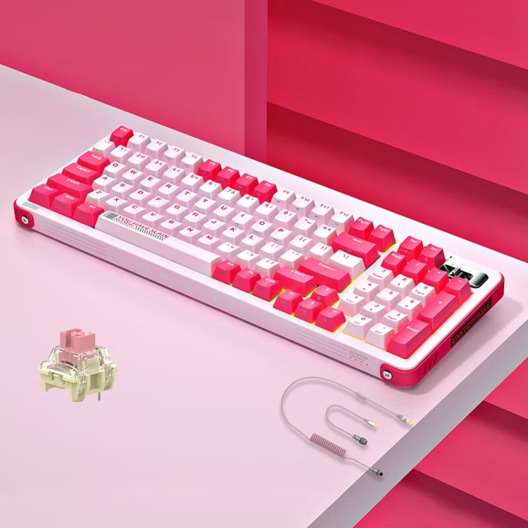 FOETOR Y98 Wireless 2.4G Multi-bluetooth Charging Gaming Keyboard