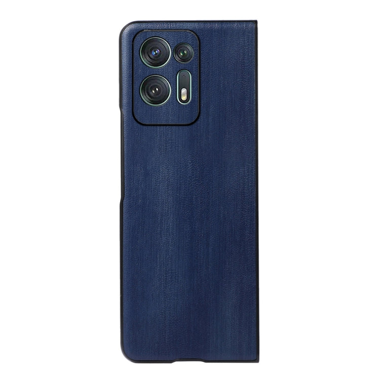 For OPPO Find N2 Yellow Cow Texture PU Phone Case