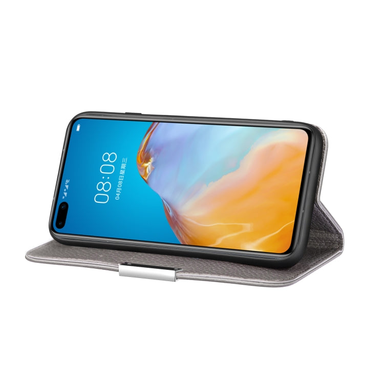 For Huawei P40 Pro Litchi Texture Solid Color Horizontal Flip Leather Case with Bracket & Card Slots & Wallet & Lanyard