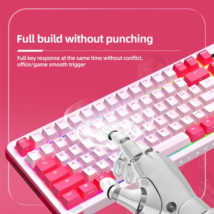 FOETOR Y87 Wireless 2.4G Multi-bluetooth Charging Gaming Keyboard