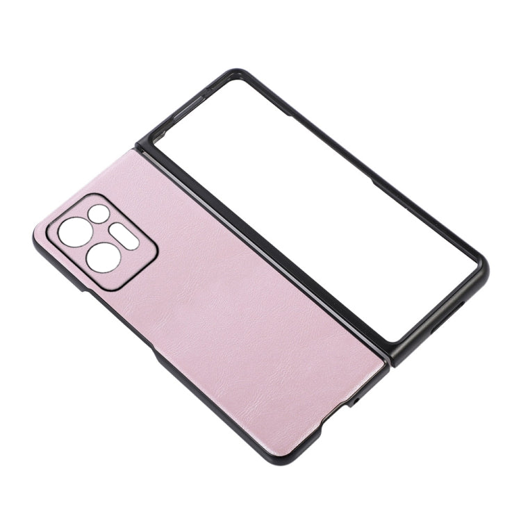 For OPPO Find N2 Cowhide Texture PU Phone Case
