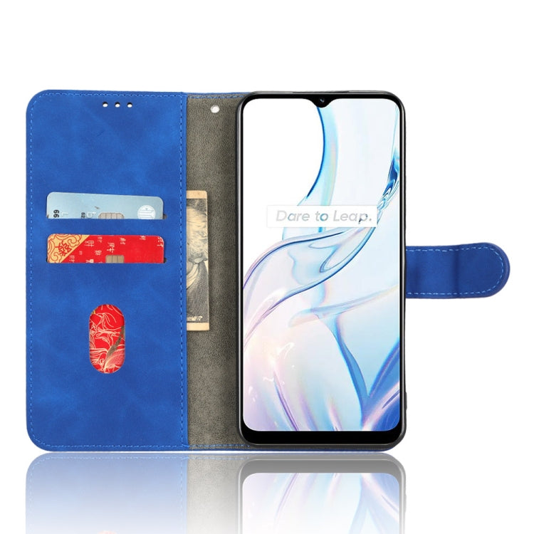 For Realme C30 / C33S Skin Feel Magnetic Flip Leather Phone Case