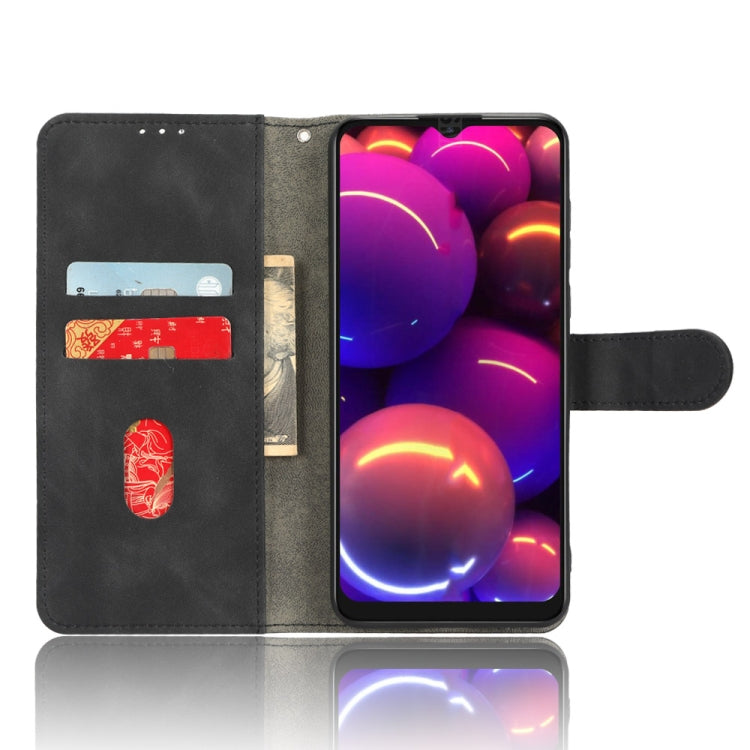 For TCL 305i Skin Feel Magnetic Flip Leather Phone Case