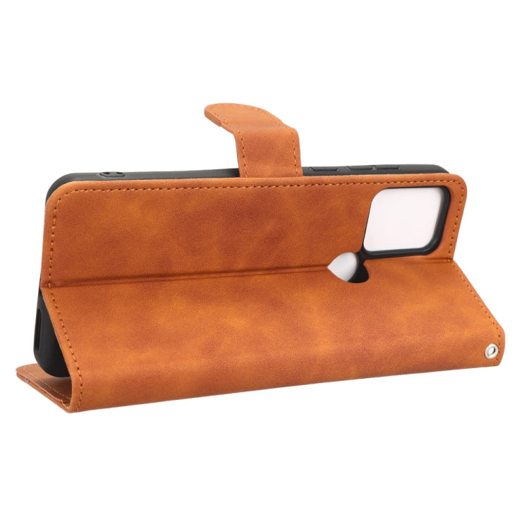 For TCL 305i Skin Feel Magnetic Flip Leather Phone Case